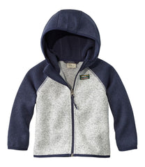 L.L.Bean New | Infants' and Toddlers' Sweater Fleece, Hooded Colorblock