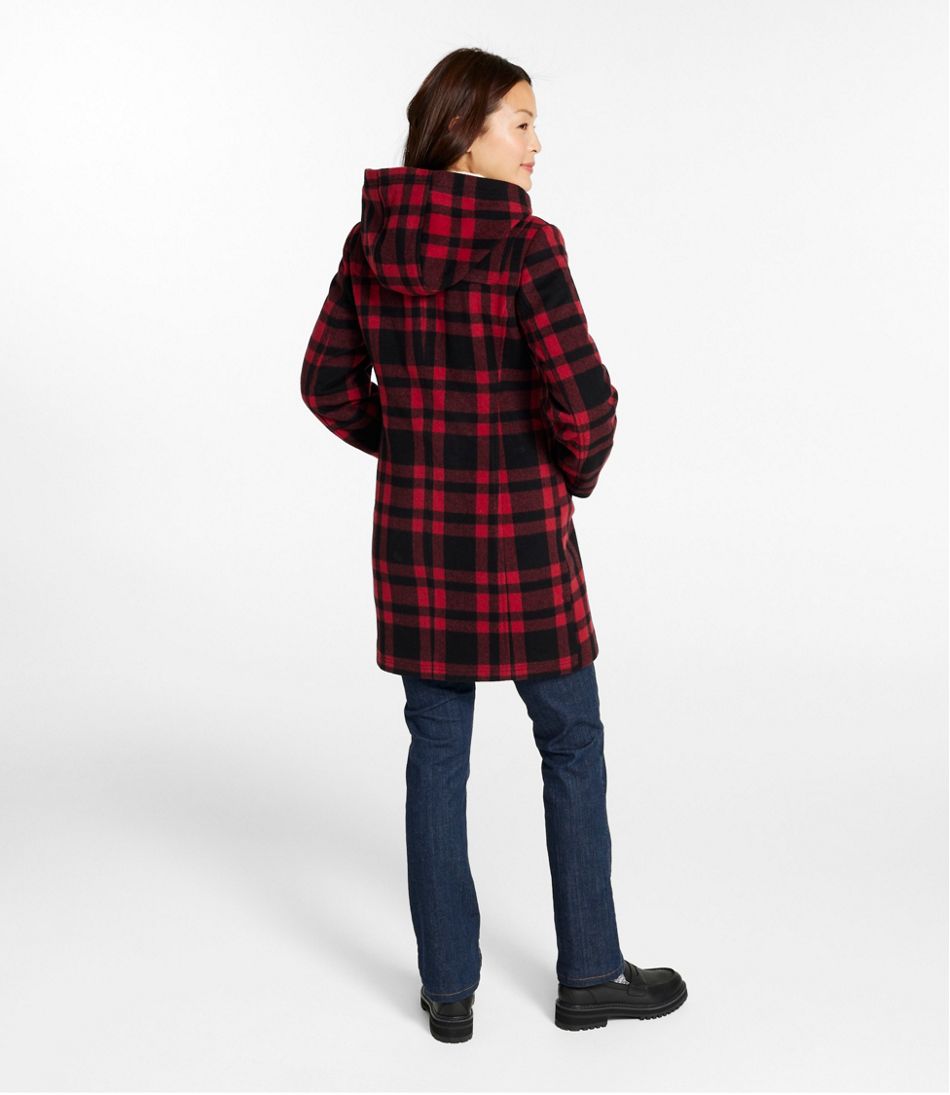 L.L.Bean New | Women's Classic Lambswool Duffel Coat, Pattern