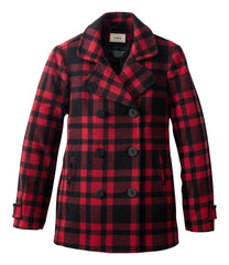 L.L.Bean Online | Women's Classic Lambswool Peacoat, Pattern
