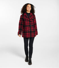 L.L.Bean Online | Women's Classic Lambswool Peacoat, Pattern