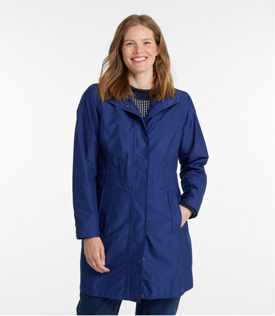 L.L.Bean US | Women's H2OFF Raincoat, Mesh-Lined