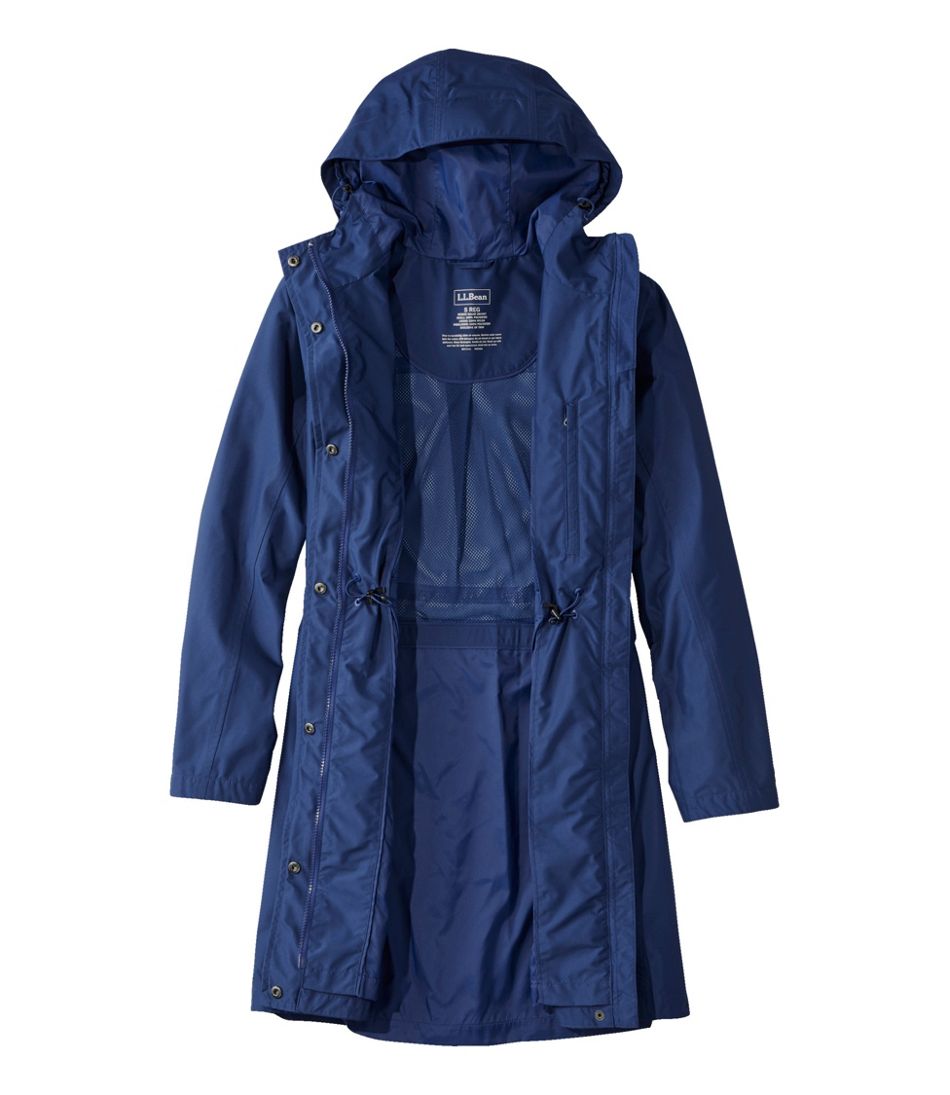 L.L.Bean US | Women's H2OFF Raincoat, Mesh-Lined