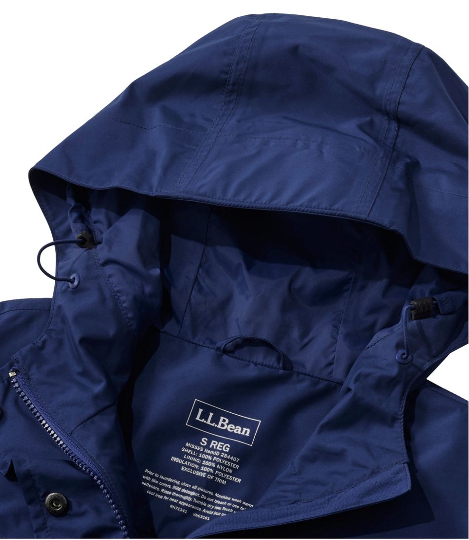 L.L.Bean Discount | Women's H2OFF Rain Jacket, PrimaLoft-Lined