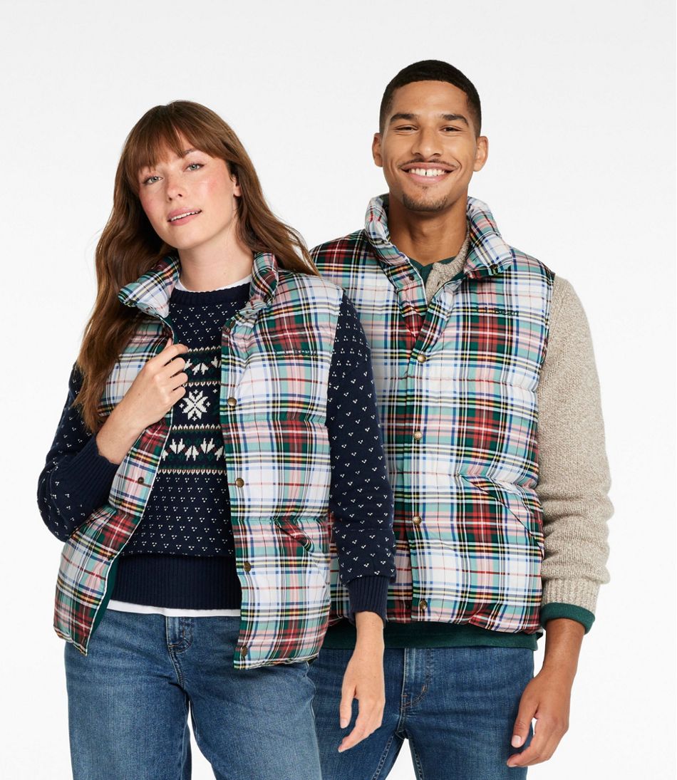 L.L.Bean Outlet | Adults' Bean's Trail Model Down Vest '82, Print
