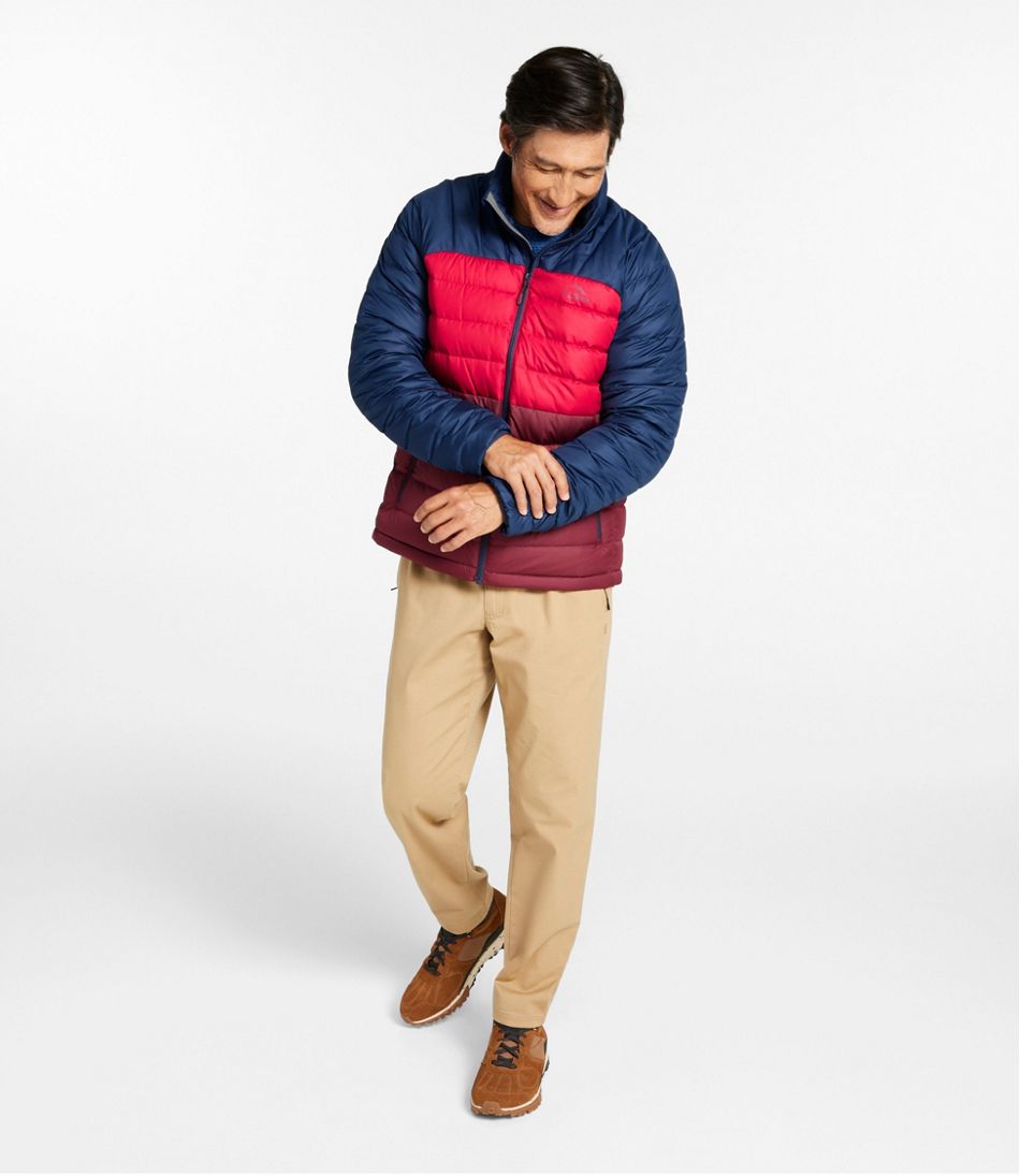 L.L.Bean On Sale | Men's Bean's Down Jacket, Colorblock