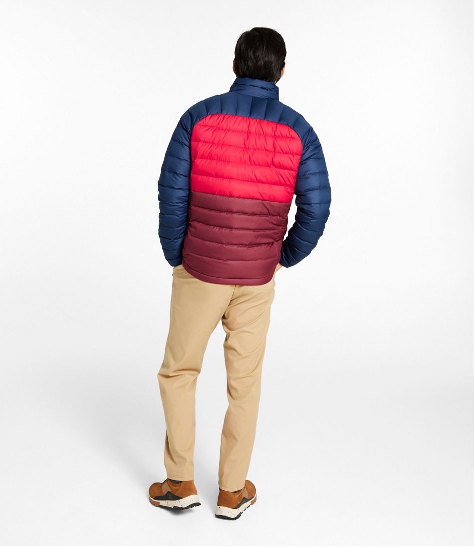 L.L.Bean On Sale | Men's Bean's Down Jacket, Colorblock