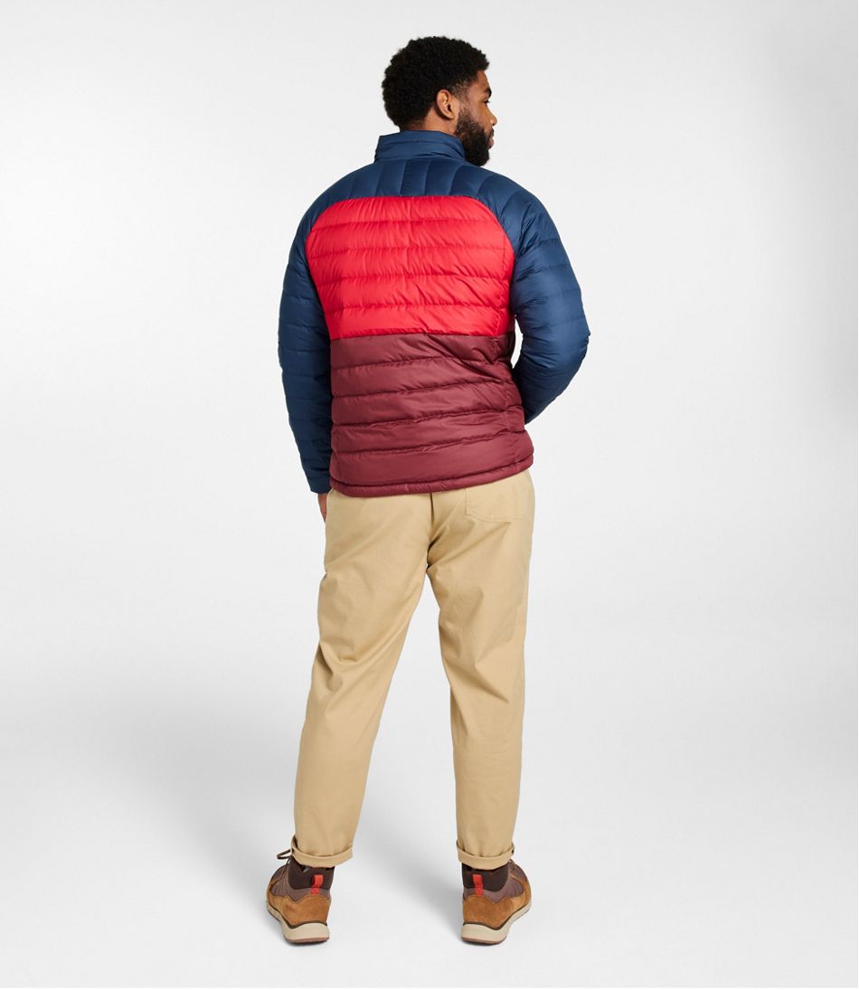 L.L.Bean On Sale | Men's Bean's Down Jacket, Colorblock