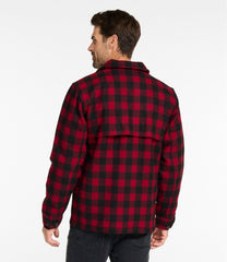 L.L.Bean US | Men's Maine Guide Zip-Front Jac-Shirt with PrimaLoft, Plaid