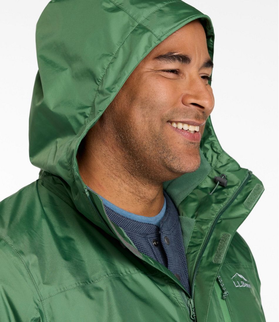 L.L.Bean Online | Men's Trail Model Rain Jacket, Fleece-Lined