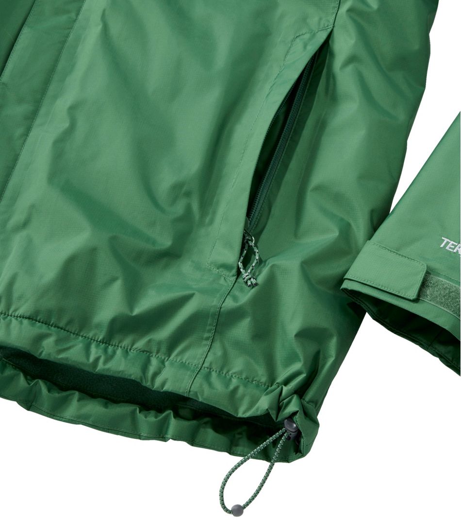 L.L.Bean Online | Men's Trail Model Rain Jacket, Fleece-Lined