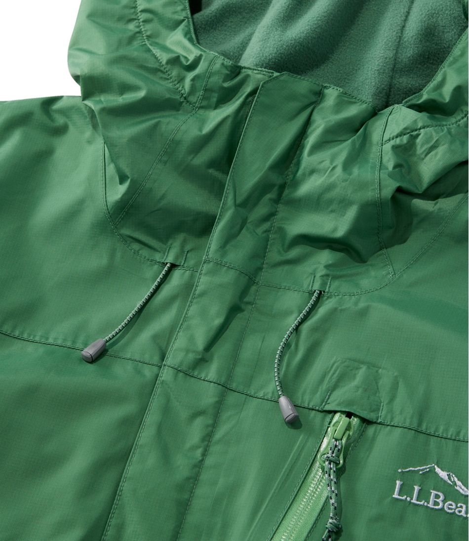 L.L.Bean Online | Men's Trail Model Rain Jacket, Fleece-Lined