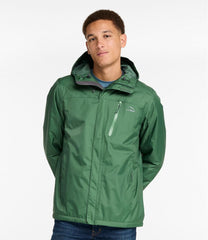 L.L.Bean Online | Men's Trail Model Rain Jacket, Fleece-Lined
