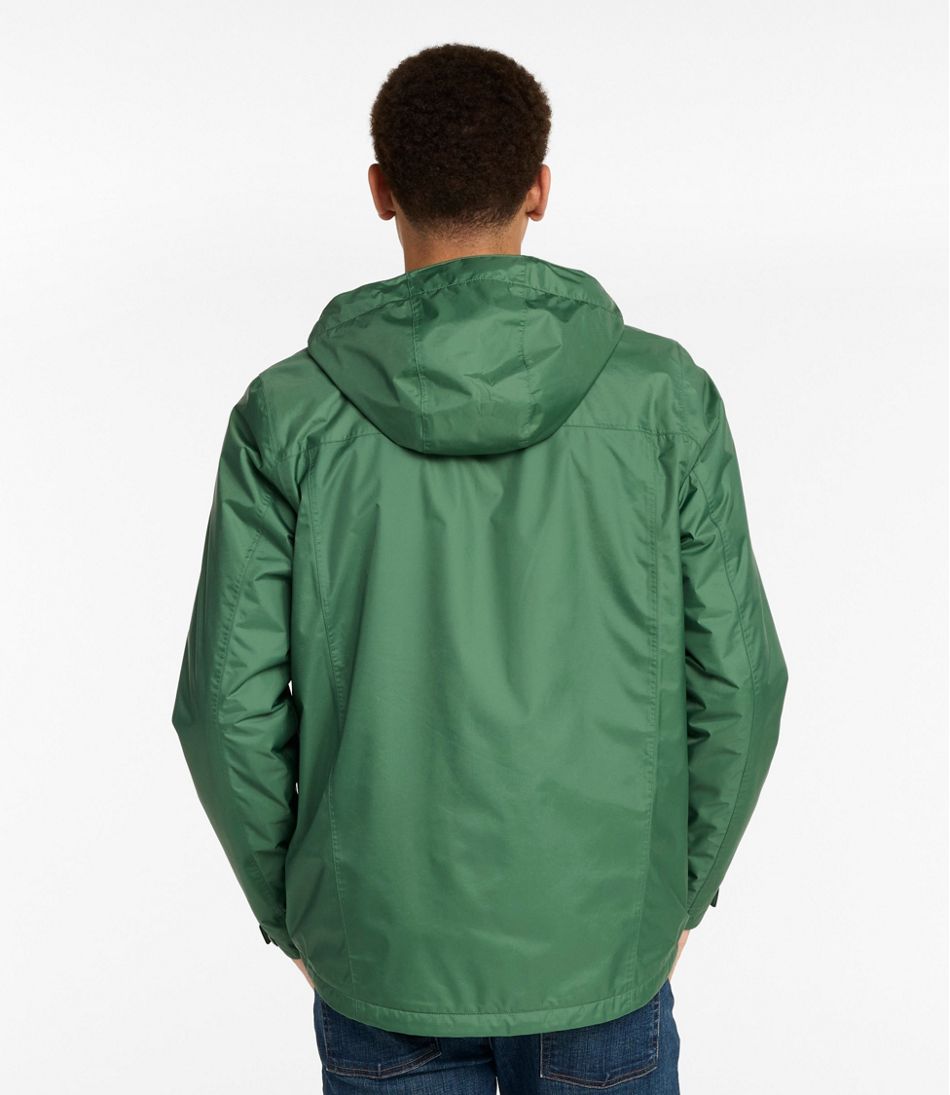 L.L.Bean Online | Men's Trail Model Rain Jacket, Fleece-Lined