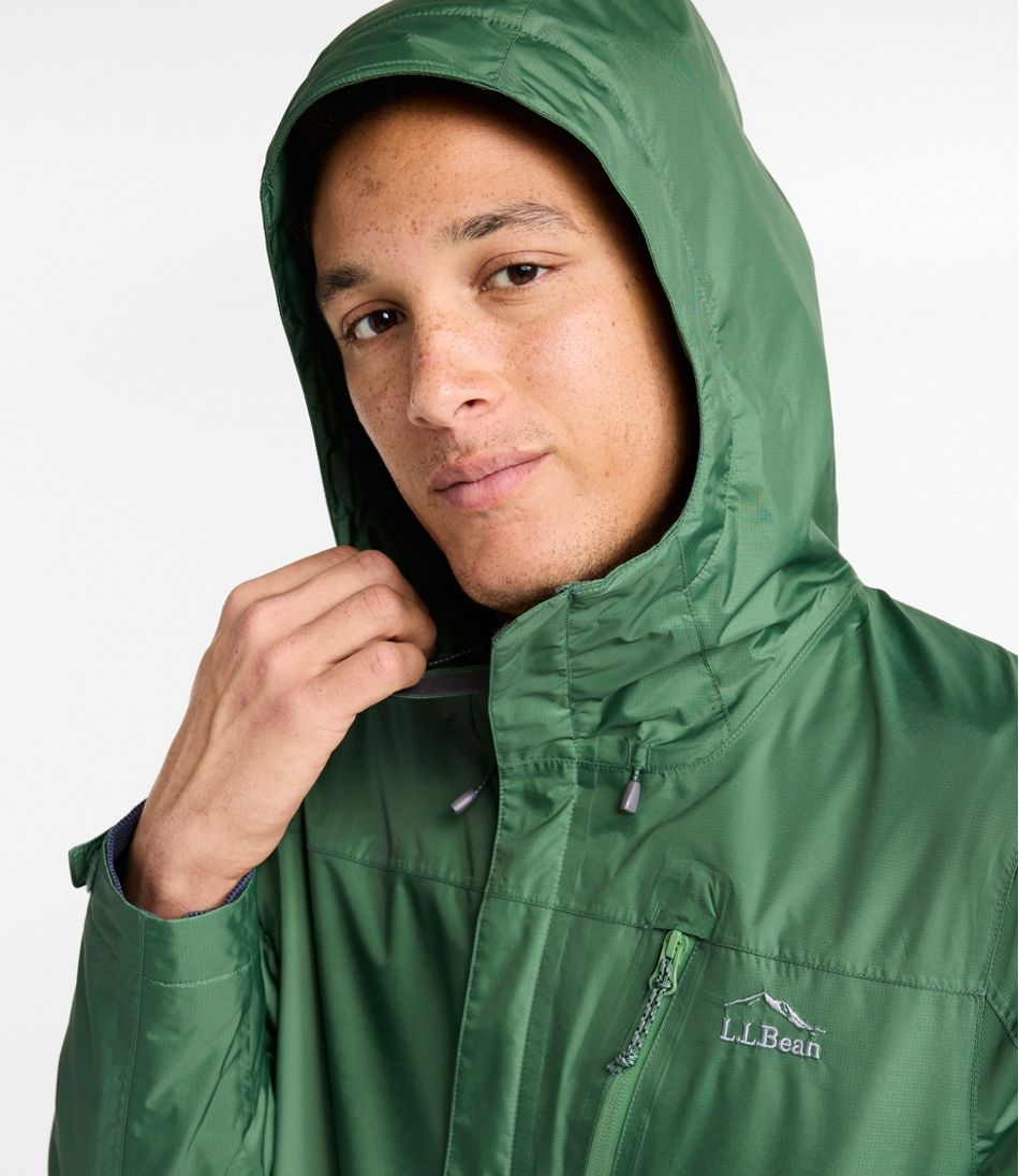 L.L.Bean Online | Men's Trail Model Rain Jacket, Fleece-Lined