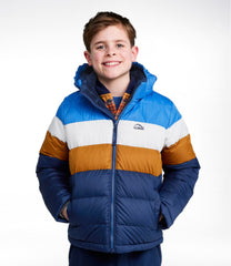 L.L.Bean US | Kids' Bean's Down Jacket, Colorblock