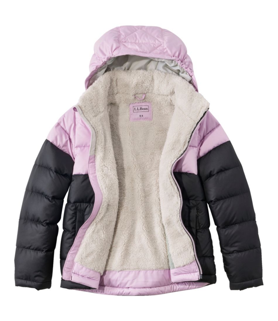L.L.Bean US | Kids' Bean's Down Jacket, Colorblock