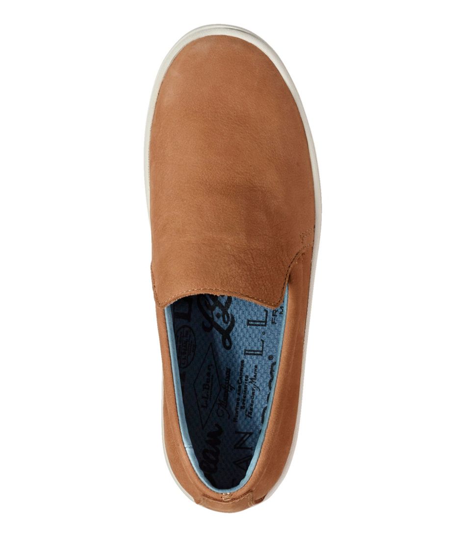L.L.Bean Discount | Women's Eco Bay Leather Slip-Ons