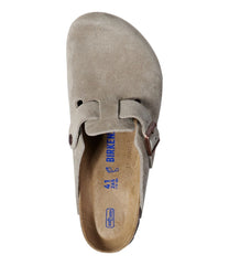 L.L.Bean | Men's Birkenstock Soft Footbed Boston Clogs, Suede