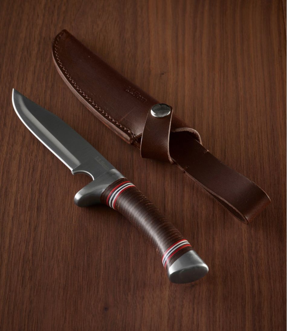 L.L.Bean | Stacked Leather Hunting Knife