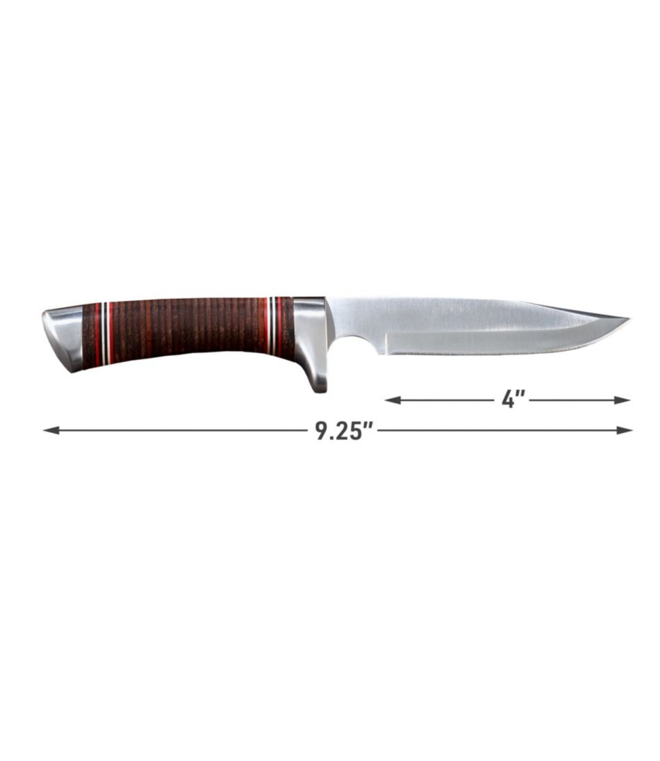 L.L.Bean | Stacked Leather Hunting Knife
