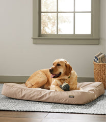L.L.Bean Sale | Premium Denim Therapeutic Dog Bed, Rectangular