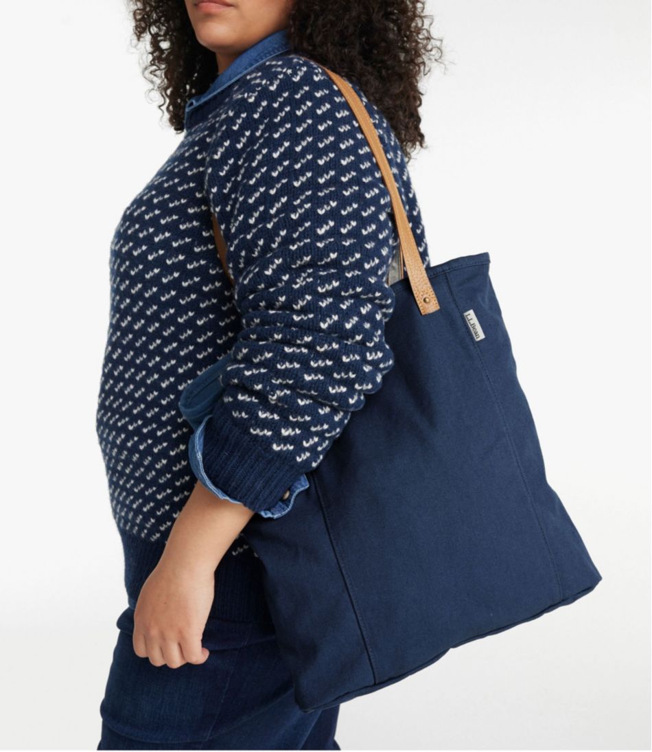 L.L.Bean US | Leather-Handle Essential Tote Bag