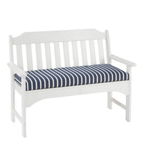 L.L.Bean Online | Casco Bay All-Weather Bench Cushion, Stripe
