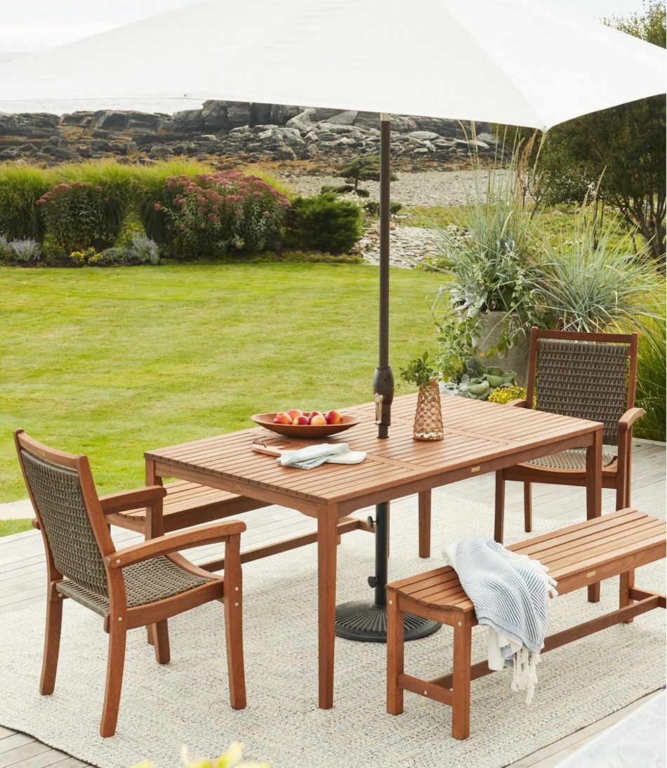 L.L.Bean Sale | Wicker Eucalyptus Dining Chair