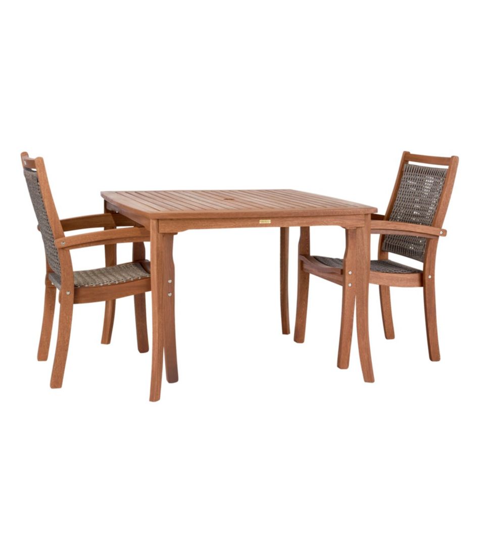 L.L.Bean Sale | Wicker Eucalyptus Dining Chair