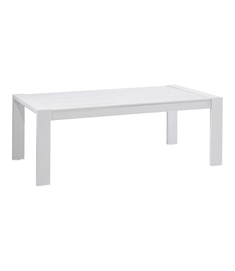 L.L.Bean New | White Aluminum Deep Seating Coffee Table