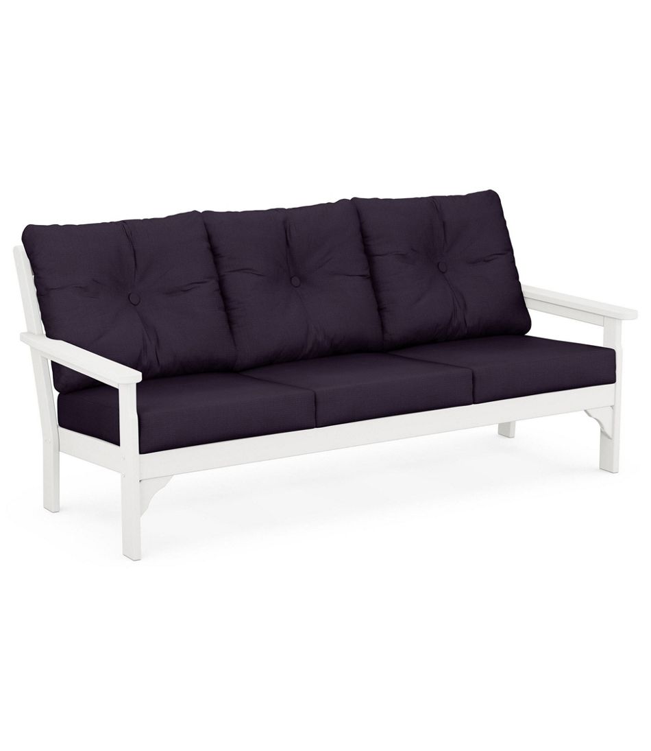 L.L.Bean Outlet | All-Weather Patio Sofa with Textured Cushions