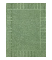 L.L.Bean US | Organic Cotton Textured Bordered Bath Mat