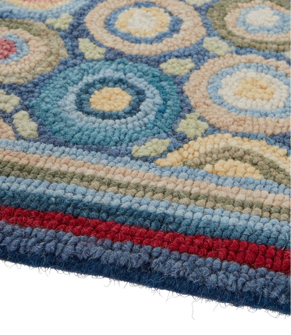 L.L.Bean Discount | Bean's Wool Hooked Runner, Coins
