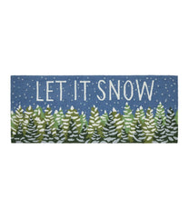 L.L.Bean US | Indoor/Outdoor Vacationland Runner, Frosted Trees