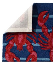 L.L.Bean New | Indoor/Outdoor Vacationland Rug, Lobsters