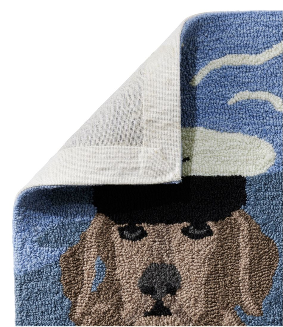 L.L.Bean Online | Indoor/Outdoor Vacationland Rug, Seaside Dogs