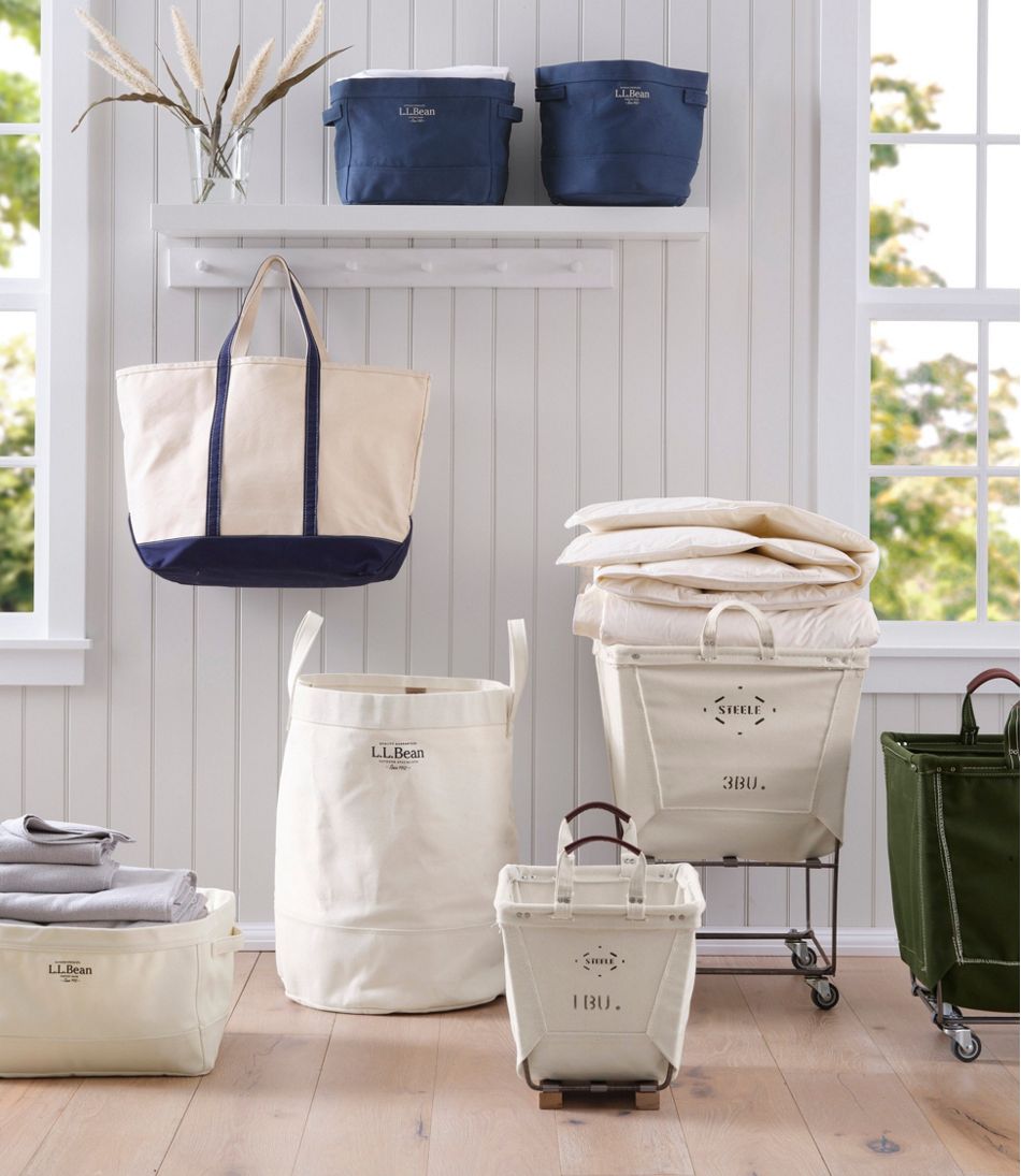 L.L.Bean Outlet | Canvas Storage Tote, Rectangular