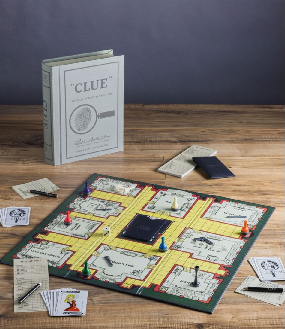 L.L.Bean Sale | Clue Vintage Bookshelf Game