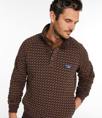 L.L.Bean US | Men's Bean's Quilted Sweatshirt, Mockneck, Print