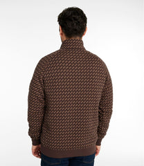 L.L.Bean US | Men's Bean's Quilted Sweatshirt, Mockneck, Print