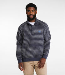 L.L.Bean US | Men's Bean's Quilted Sweatshirt, Mockneck, Print