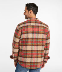 L.L.Bean Outlet | Men's Quilted Scotch Plaid Flannel Shirt Jac