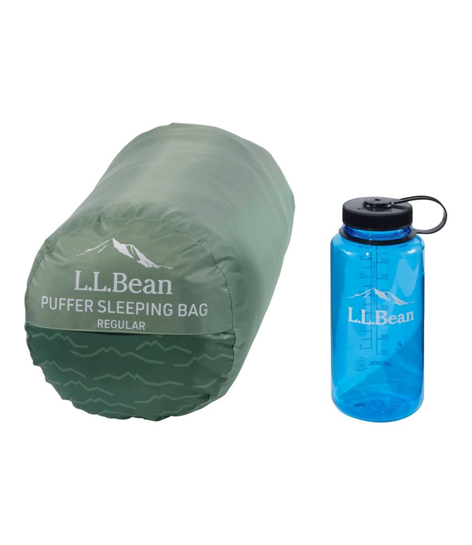 L.L.Bean | Adults' Puffer Sleeping Bag, 40° Print