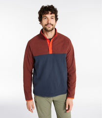L.L.Bean Sale | Men's All Season Access Fleece Pullover, Colorblock