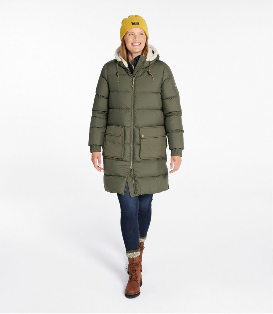 L.L.Bean Online | Women's Mountain Classic Down Coat, Sherpa-Lined