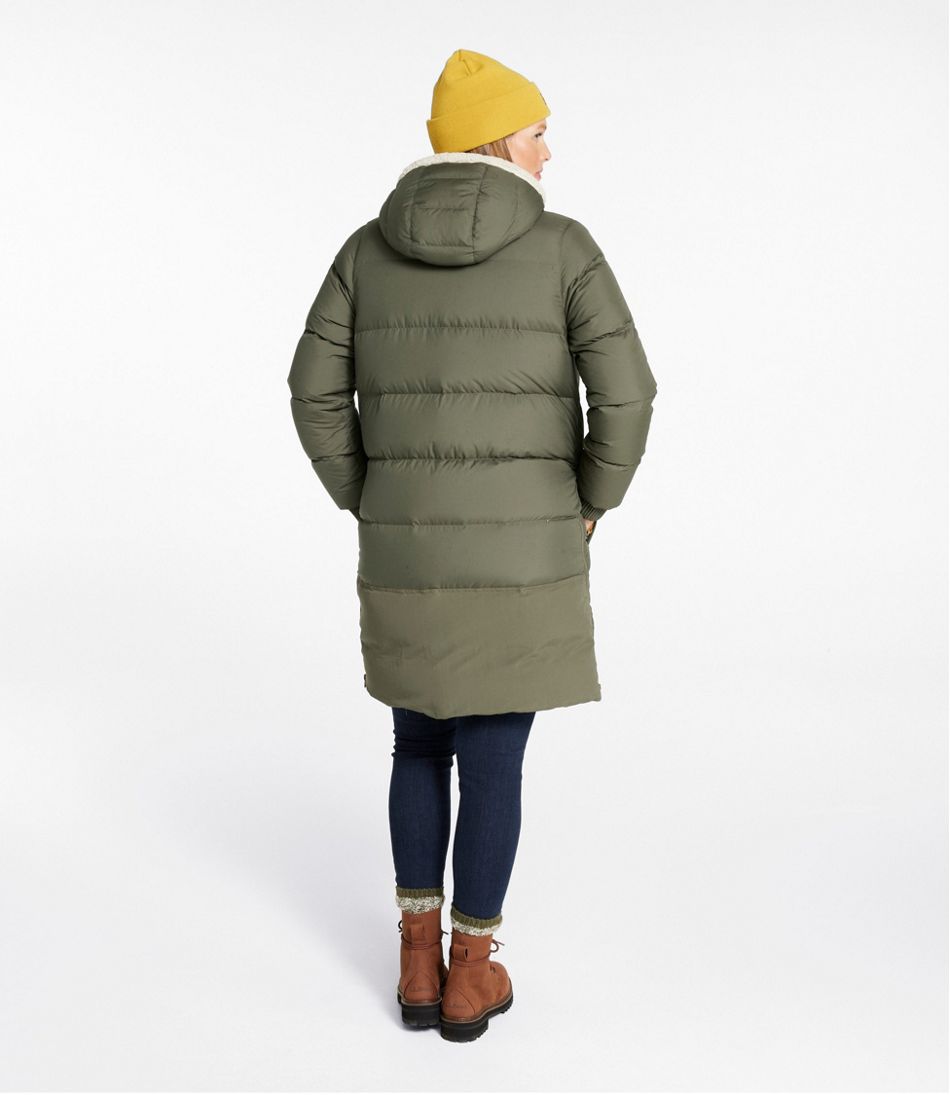 L.L.Bean Online | Women's Mountain Classic Down Coat, Sherpa-Lined