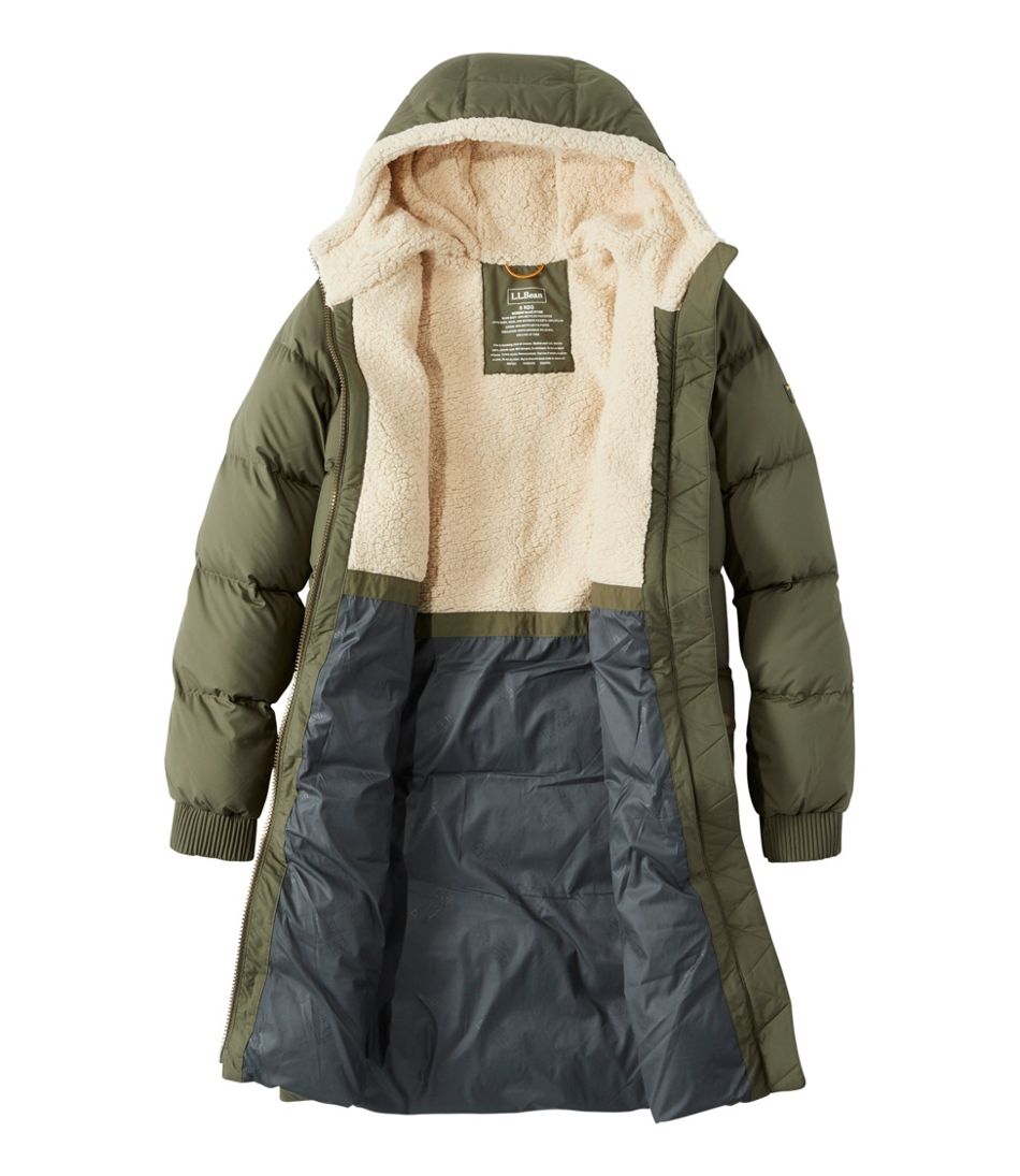 L.L.Bean Online | Women's Mountain Classic Down Coat, Sherpa-Lined